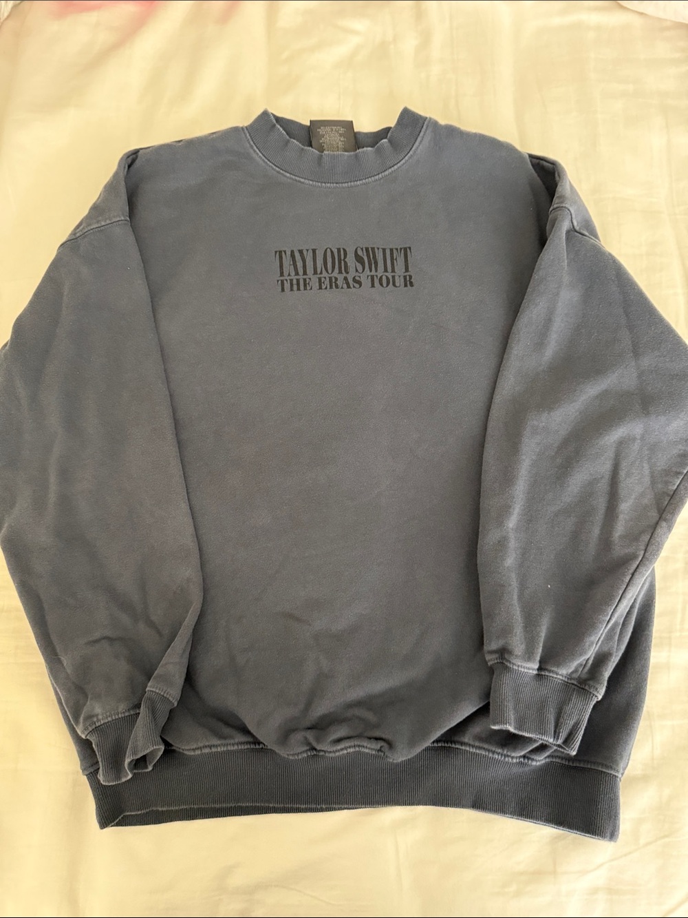 Taylor Swift Crewneck Sweatshirt - Slate Blue Wash